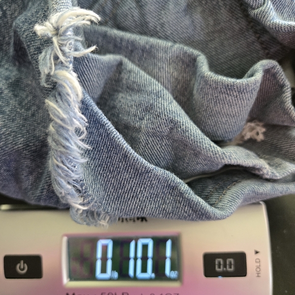 Silver Jeans Co Hello Shorty Shorts Denim Button Fly Boyfriend Distressed 28" - Picture 13 of 13